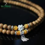 108-Bead Agarwood Bracelet With Mixed Charms For Earth Element - Image 4
